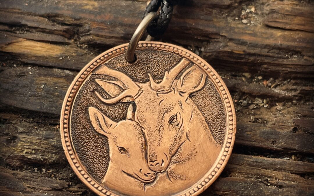 Loving deer